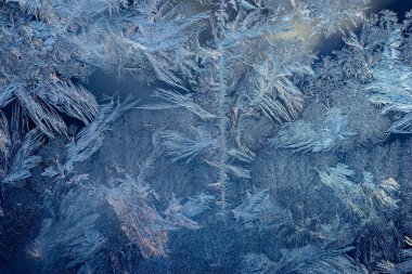 hoarfrost penceresinde
