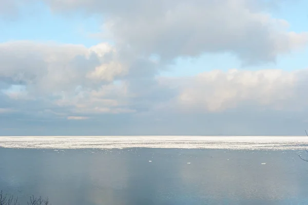 Inverno fundo do mar — Fotografia de Stock