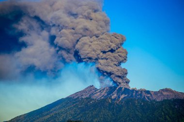 Patlama yanardağ raung