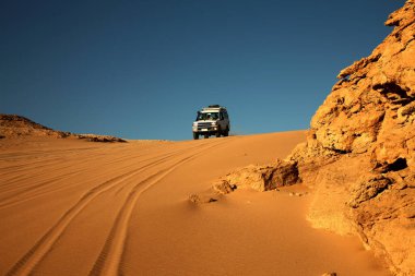 El Gouna yakınlarındaki çölün manzarası