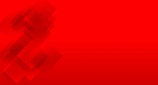 異なる色合いの正方形と赤の背景 — ストック写真