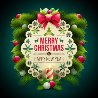 Noel tebrik tasarım