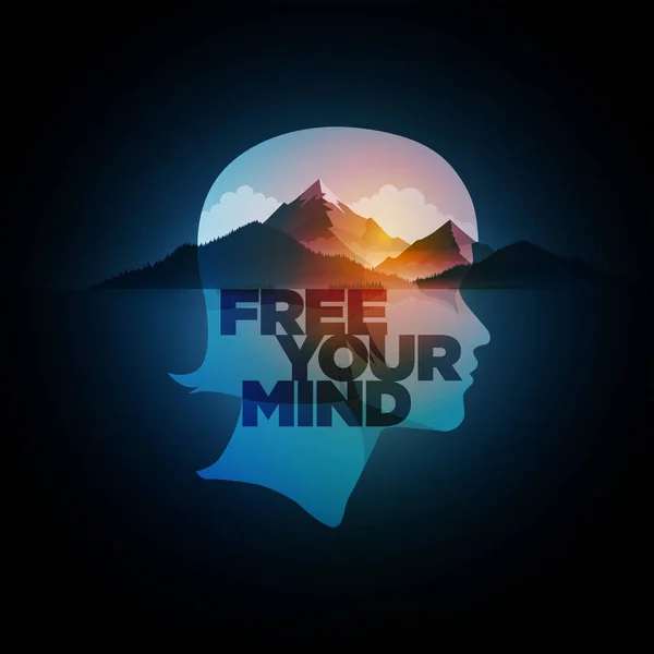 Free Your Mind — Stock Vector