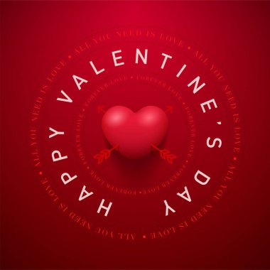 Sevgililer Günü kartı.