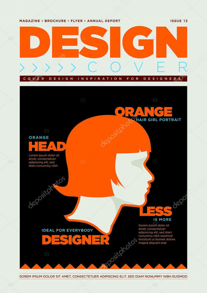 Magazine Cover Design Template