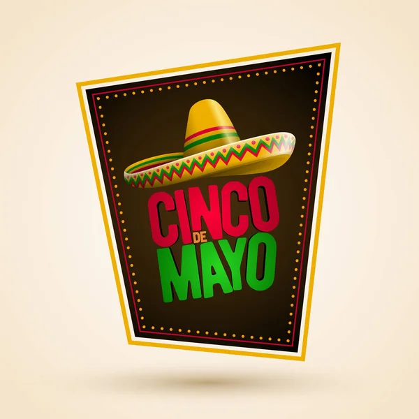 Design Cinco de Mayo — Image vectorielle