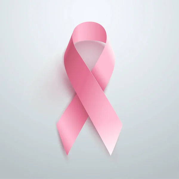 乳がんの認知リボン — ストックベクタ