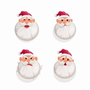 Çizgi film Santa Claus portre