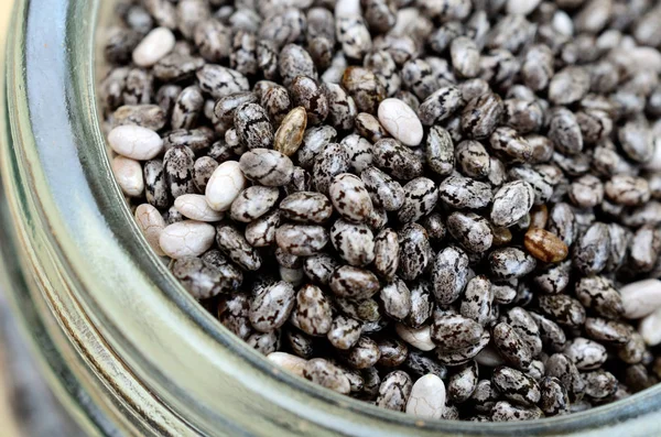 Chia seed on table Royalty Free Stock Photos