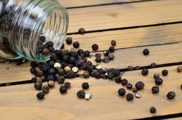 Peppercorn on table Royalty Free Stock Images