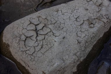 Kaya dokusu arka plan, küçük pürüzsüz gri blok taşlar