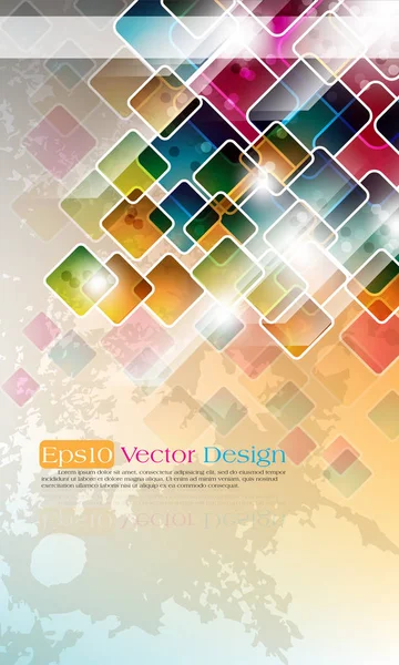 Разноцветные волны абстрактного фона — стоковый вектор