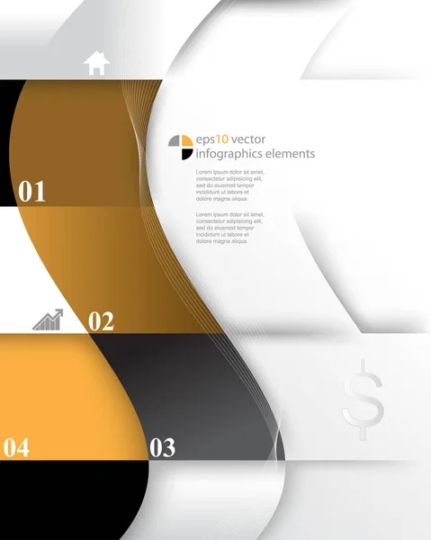 Hintergrund der Wirtschaftsinfografik — Stockvektor