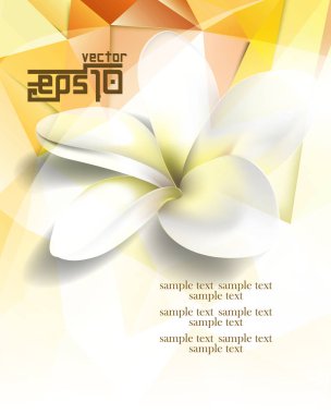 kopya alanı şablonuyla çiçek