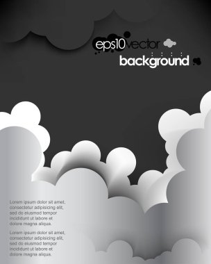 kopya alanı ile kabarcıklanma şablonu