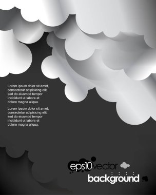 kopya alanı ile kabarcıklanma şablonu