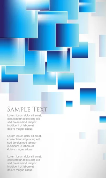 Geometric template with copy space — Stock Vector