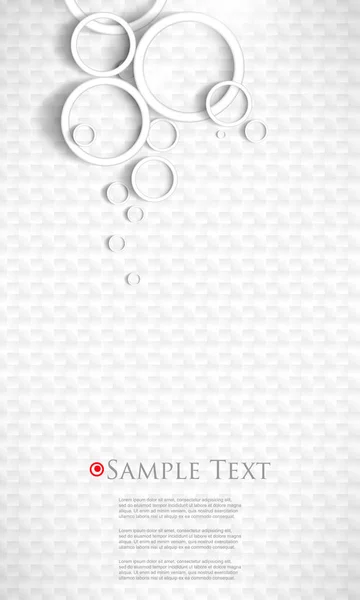 Rounded template with copy space — Stock Vector