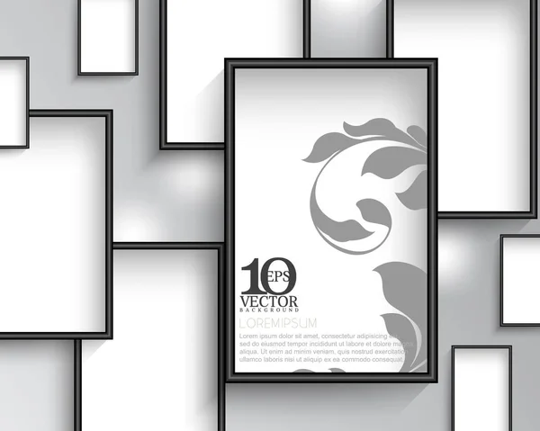 Sununuz için soyut çiçek şablon