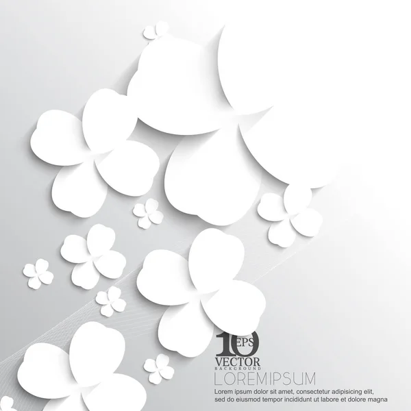 Abstract Floral Template Your Presentation — Stock Vector