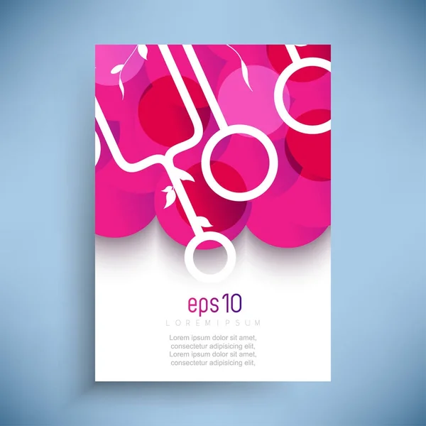 soyut geometrik çakışan daireye resimde arka plan