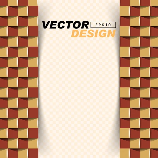 Abstracto Elementos Patrón Frontal Sobre Fondo Cuadros Diseño Vectores Eps10 — Vector de stock