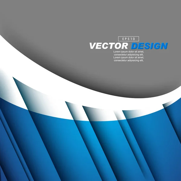 Elegante Diagonale Linien Mit Schattenhaftem Corporate Concept Design — Stockvektor