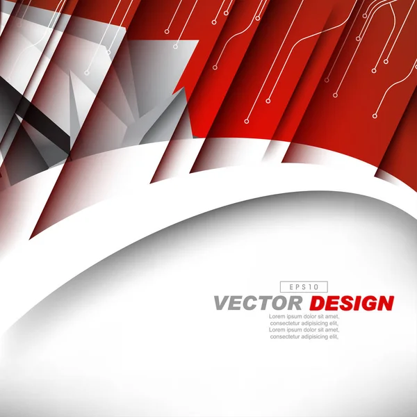 Lignes Diagonales Circuit Board Concept Entreprise Fond Entreprise — Image vectorielle