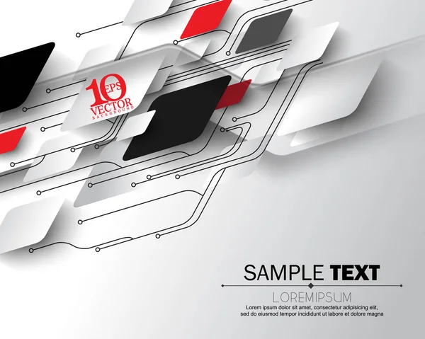 Devre levhasını dalga satırları bilim elektronik elemanları kavramı arka plan