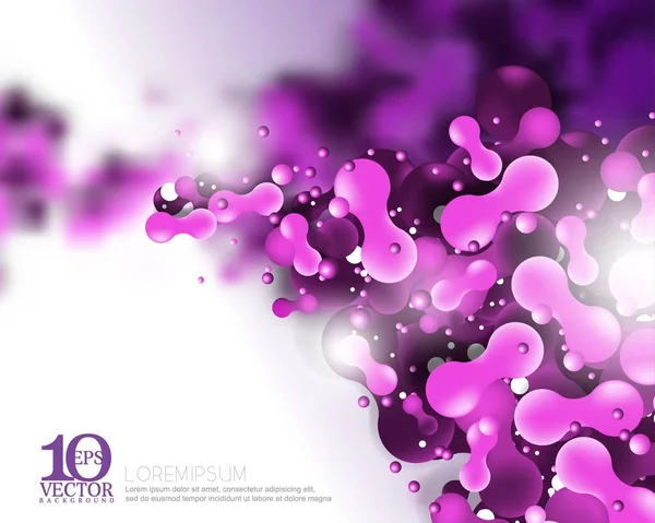 parlak bilim pembe mikro öğeleri arka plan