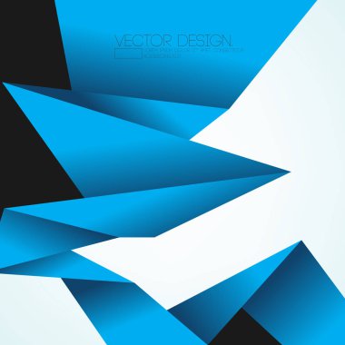 Origami katlanmış kağıt malzeme soyut tasarım ilham