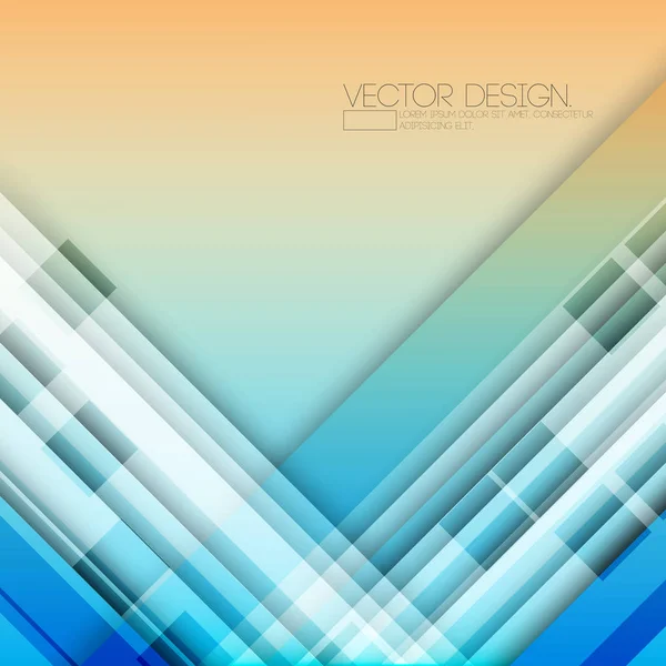Élégant Rectangle Formes Transparentes Vibrantes Sur Fond Coloré — Image vectorielle