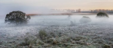 sisli sonbahar sabahı