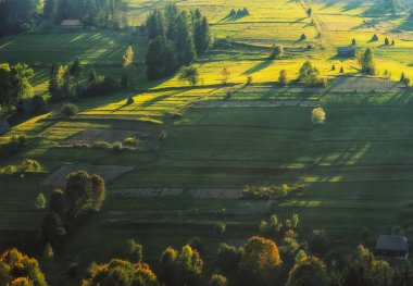 Karpatlar sonbahar akşam