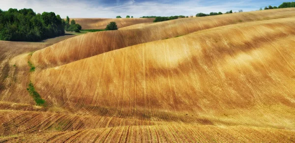 Campo Montañoso Pintorescas Colinas Del Campo Primavera — Foto de Stock