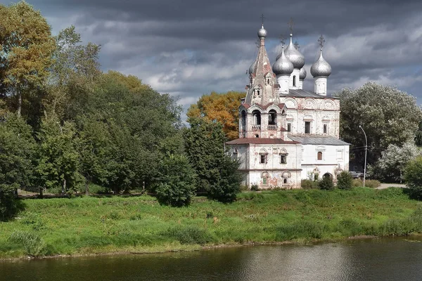 Starověký Kostel Břehu Vologdy — Stock fotografie