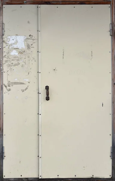 Metal Old Shabby Doors Gates Vintage Door Texture — Stock Photo, Image