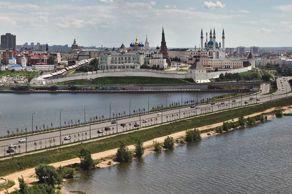 Kazan Uma Cidade Rio Volga Terceira Capital Rússia Grande Centro — Fotografia de Stock