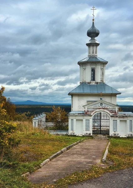 Cherdyn 'deki Mucizevi Görüntü Kurtarıcısı Şapeli. Rusya