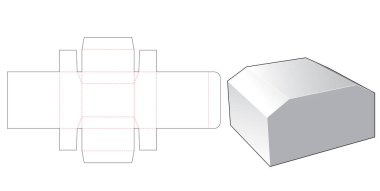Göğüs kutusu öldü. Şablon kesildi.