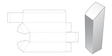 Eğik uzun kutu ölü şablon