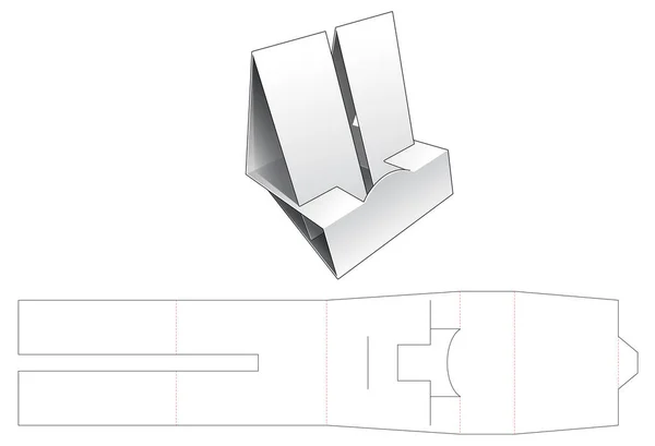 Kartong Smart Telefon Docka Klipp Mall Design — Stock vektor