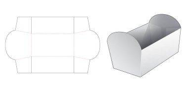 Yemek tepsisi kesme şablonu