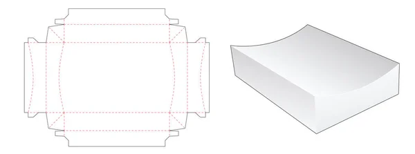 立箱模切模板设计 — 图库矢量图片