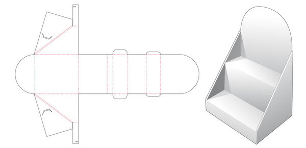 Шаблон резки из гофрированного продукта
