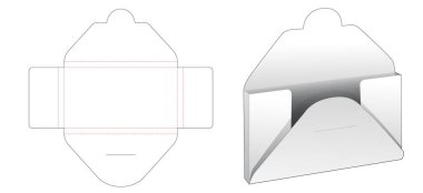 Karton harfler kutusu ölüyor, şablon kesiliyor