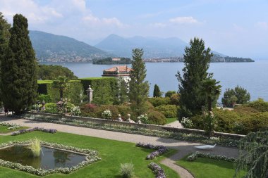 Tremezzo, İtalya - 26 Mayıs 2019 Villa Carlotta Bahçesi