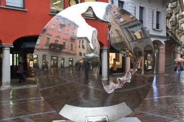 Eski Lugano kasabası, Ticino kantonu, İsviçre