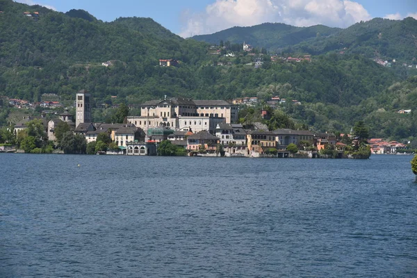 Uitzicht Maggiore Meer Italië — Stockfoto