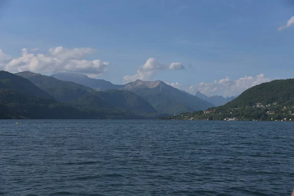 Panoramic View Lake Orta Italy — ストック写真